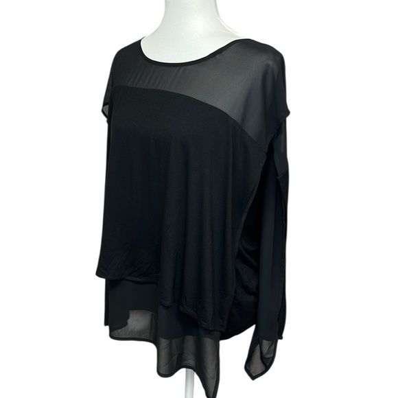 Chico’s Black Label Layered Blouse - Picture 2 of 6